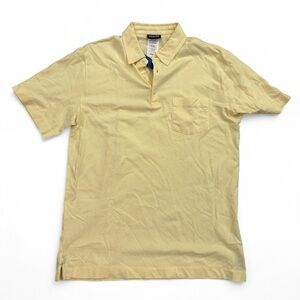 Patagonia Light Yellow Short-Sleeve Polo with Chest Pocket